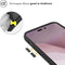 imoshion Hoesje Geschikt voor iPhone 14 Pro Hoesje - imoshion Rugged Hybrid Case - Zwart / Transparant