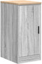 vidaXL - Garagekast - 40x51x85 - cm - massief - grenenhout - grijs - sonoma