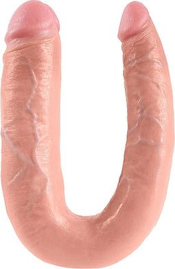 Pipedream King Cock dubbele dildo Double Troubleargekin beige - 17,48 inch