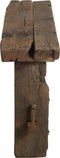 J-Line console Brut - hout - bruin