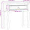 vidaXL - Wandtafel - Corona - 73x35x73 - cm - massief - grenenhout