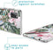 iMoshion Hoesje Geschikt voor Samsung Galaxy A41 Hoesje Siliconen - iMoshion Design hoesje - Groen / Roze / Tropical Jungle