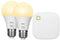 AduroSmart ERIA - Startpakket - 2x E27 Warm White LED lamp + ZigBee Hub (2 stuks)