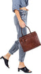 Burkely Suburb Seth - Handbag S - Plantaardig gelooid leer - Bruin
