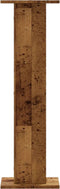 vidaXL - Speakerstandaards - 2 - st - 30x30x95 - cm - bewerkt - hout - oud - houtkleurig