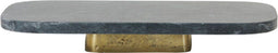 Light&living Schaal op voet 36x16,5x5 cm LABADE marmer groen-antiek brons