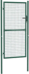 vidaXL - Poort - 100x175 - cm - staal - groen