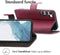 imoshion Hoesje - Geschikt voor Samsung Galaxy S23 - Luxe Bookcase - Bordeaux