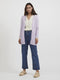 Vila VIRIL OPEN L/S KNIT CARDIGAN - Dames Vest - Zachte brei kwaliteit - Pastel Lilac - M