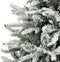 vidaXL - Kunstkerstboom - met - sneeuwvlokken - 180 - cm - PVC - en - PE - groen
