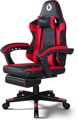 Stane ST-0030 - Ergonomische Gamestoel - Verstelbare Voetsteun - Rood/Zwart