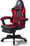 Stane ST-0030 - Ergonomische Gamestoel - Verstelbare Voetsteun - Rood/Zwart