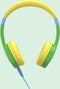 Hama Kids Guard - On-Ear Koptelefoon - Volume begrensd tot 85 dB - Blauw Geel Groen