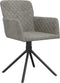 vidaXL - Eetkamerstoelen - draaibaar - 2 - st - fluweel - lichtgrijs