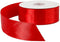 Satijn lint, b: 38 mm, 50 m, rood