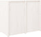 vidaXL - Keukenkast - voor - buiten - 106x55x92 - cm - massief - grenenhout - wit