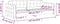 vidaXL - Slaapbank - 80x200 - cm - fluweel - donkergrijs