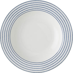 Laura Ashley Blueprint Collectables Diepe Borden - Ø 22cm - Candy Stripe - Kerstservies