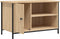 vidaXL - Tv-meubel - 80x40x50 - cm - bewerkt - hout - sonoma - eikenkleurig