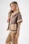 NUKUS Athena Gilet - Blazer zonder mouwen - Taupe - Maat S