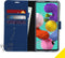 Accezz Samsung Galaxy A51 - Wallet Softcase Bookcase - 3 pashouders - Donkerblauw