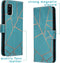 iMoshion Hoesje Geschikt voor Samsung Galaxy A41 Hoesje Met Pasjeshouder - iMoshion Design Softcase Bookcase - Goud / Meerkleurig / Blauw / Blue Graphic