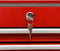 vidaXL - Gereedschapswagen - met - 14 - lades - staal - rood