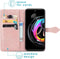 iMoshion Hoesje Geschikt voor Motorola Edge 20 Lite Hoesje Met Pasjeshouder - iMoshion Mandala Bookcase - Rosé Goud