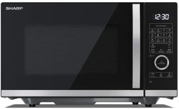 Sharp YC-QC254AE-B - Combi-magnetron - 900W Magnetron 1200W Grill 2050W Hete lucht - Zwart