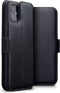 Qubits - lederen slim folio wallet hoes - Geschikt voor iPhone 11 - Zwart