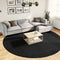 vidaXL - Vloerkleed - OVIEDO - laagpolig - Ø - 280 - cm - zwart