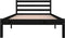 vidaXL - Bedframe - massief - grenenhout - zwart - 100x200 - cm
