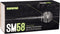 Shure SM58 - Dynamische vocal microfoon - Cardioïde - Donker grijs