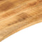 vidaXL - Bureaublad - met - ronding - 140x50x2,5 - cm - massief - ruw - mangohout