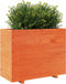 vidaXL - Plantenbak - 90x40x72,5 - cm - massief - grenenhout - wasbruin