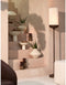 Light & Living Vloerlamp Dania - Crème/Bruin - Ø23x159cm - Modern - Staande lampen voor Woonkamer - Slaapkamer