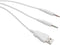 Deltaco GAM-030-W - Gaming-headset - 57 mm elementen - Wit