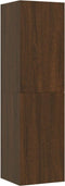 vidaXL - Tv-wandmeubels - 2 - st - 30,5x30x110 - cm - bruin - eikenkleur