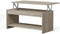 Ophefbare Salontafel Happy Ek (100 x 50 x 44,6 cm)