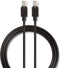 Nedis CAT5e-Kabel - U/UTP - RJ45 Male - RJ45 Male - 3.00 m - Rond - LSZH - Antraciet - Polybag