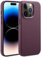 Accezz iPhone 14 Pro - Back Cover - MagSafe Leather - Heath Purple