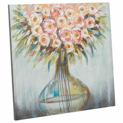 Schilderij Alexandra House Living Canvas Sparrenhout 80 x 3 x 80 cm