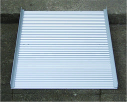 Aidapt oprolbare oprijplaat zilver - aluminium