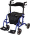 Aidapt rolstoel rollator blauw
