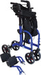Aidapt rolstoel rollator blauw
