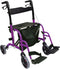 Aidapt rolstoel - rollator - paars