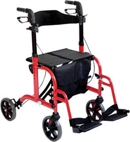 Aidapt rolstoel rollator - rood