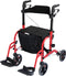 Aidapt rolstoel rollator - rood