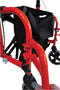 Aidapt rolstoel rollator - rood