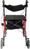 Aidapt rolstoel rollator - rood